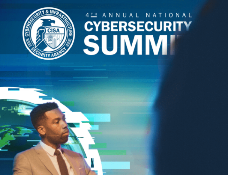 A speaker at the CISA Cybersecurity summit